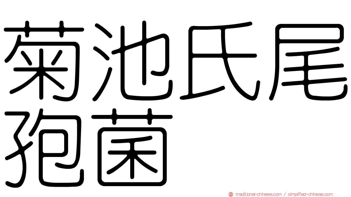 菊池氏尾孢菌