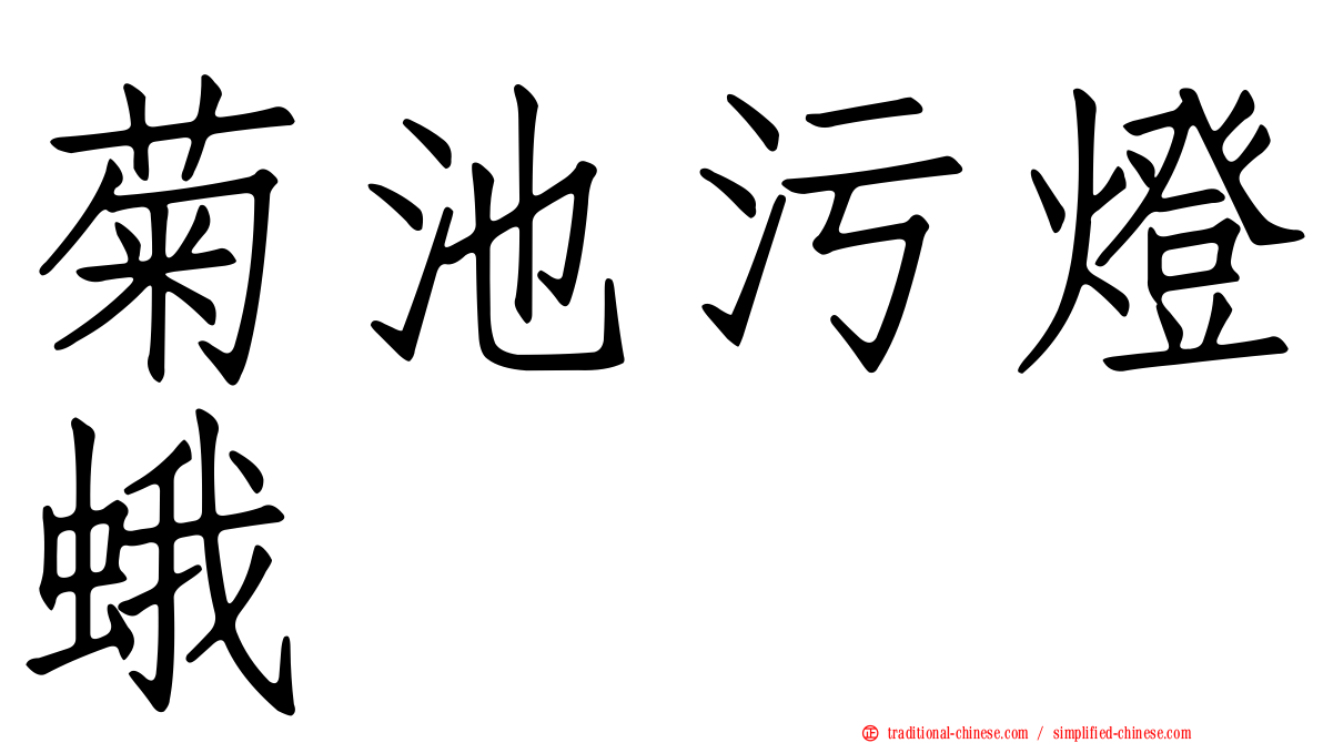 菊池污燈蛾