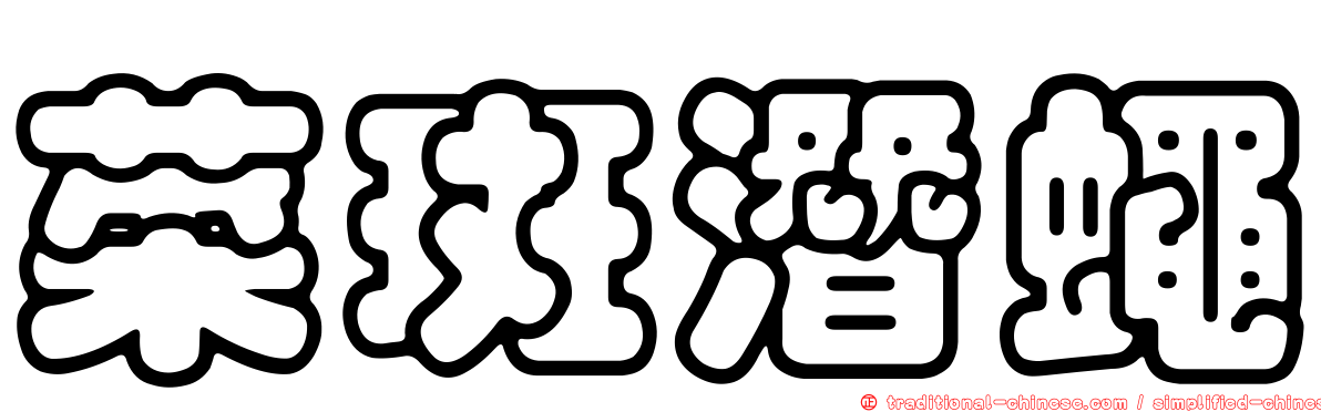 菜斑潛蠅