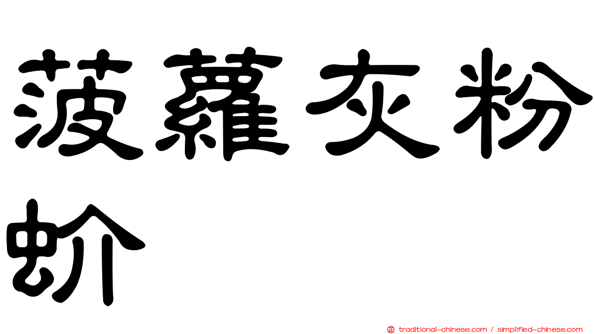 菠蘿灰粉蚧