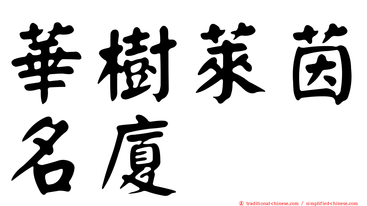 華樹萊茵名廈