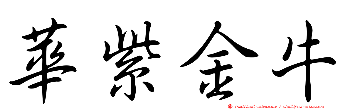 華紫金牛