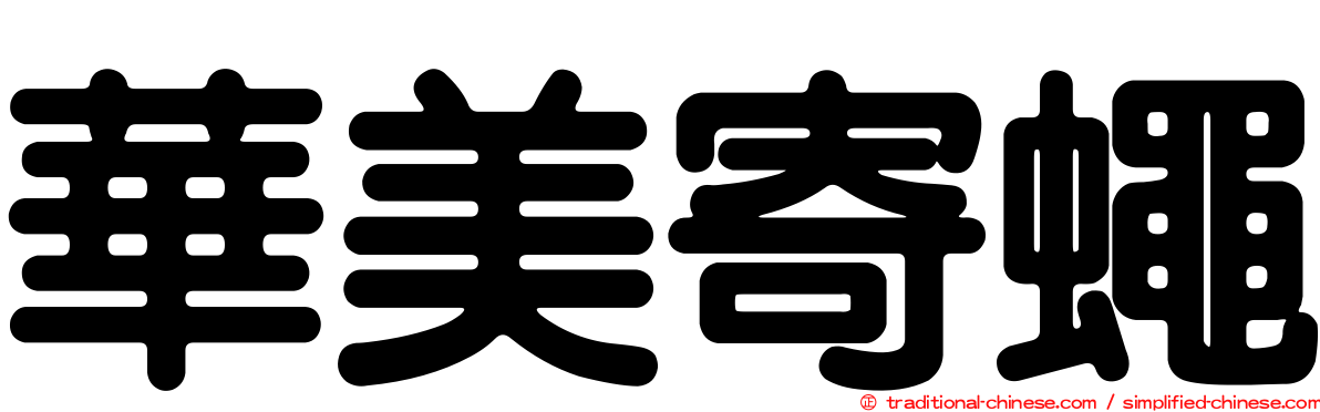 華美寄蠅