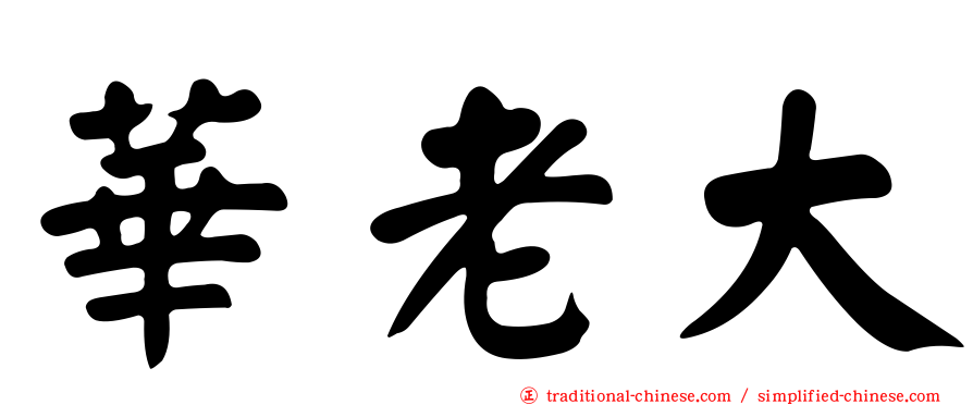 華老大