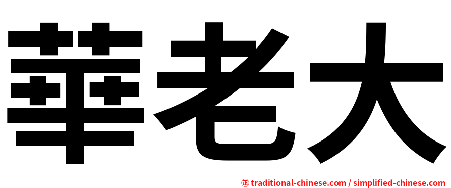 華老大