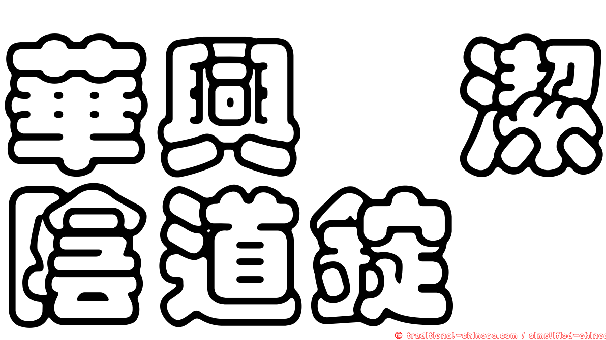 華興膣潔陰道錠