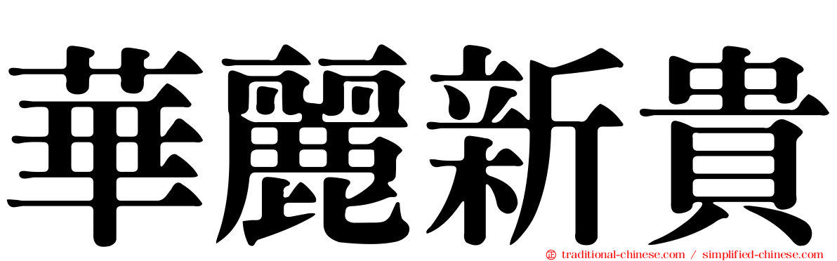 華麗新貴