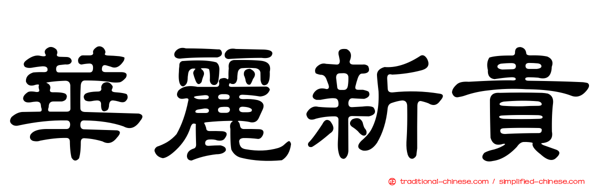 華麗新貴