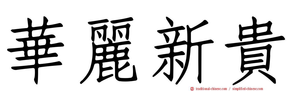 華麗新貴