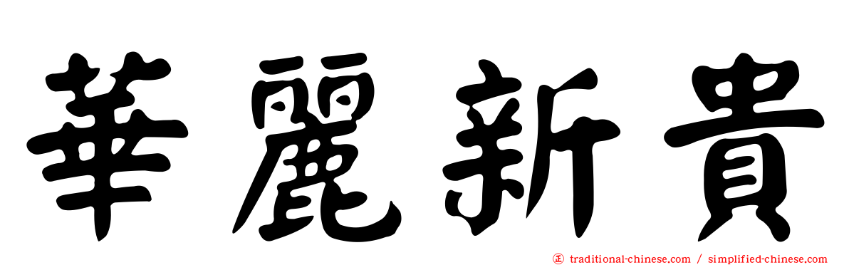 華麗新貴