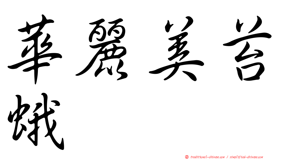 華麗美苔蛾