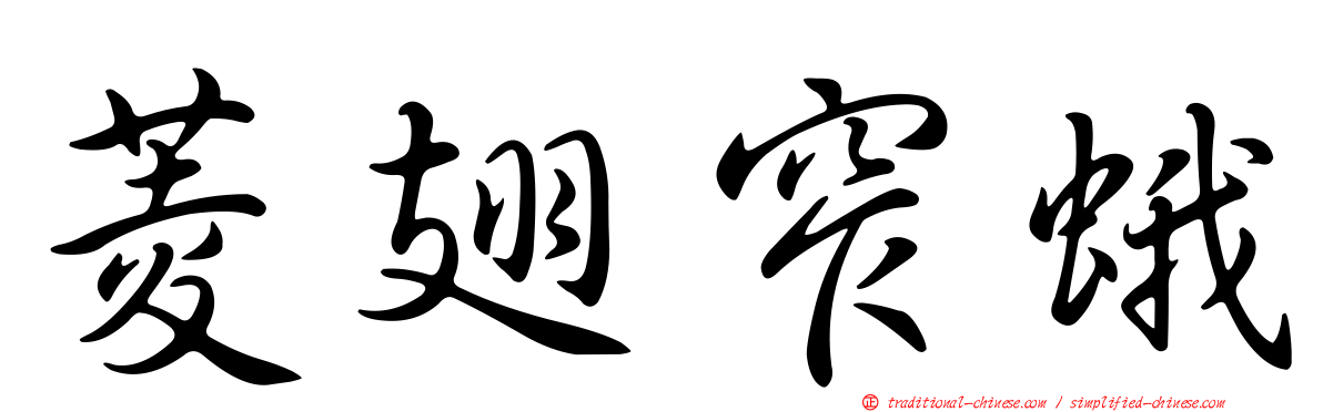 菱翅窄蛾