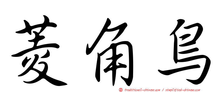 菱角鳥