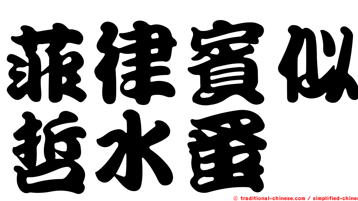 菲律賓似哲水蚤