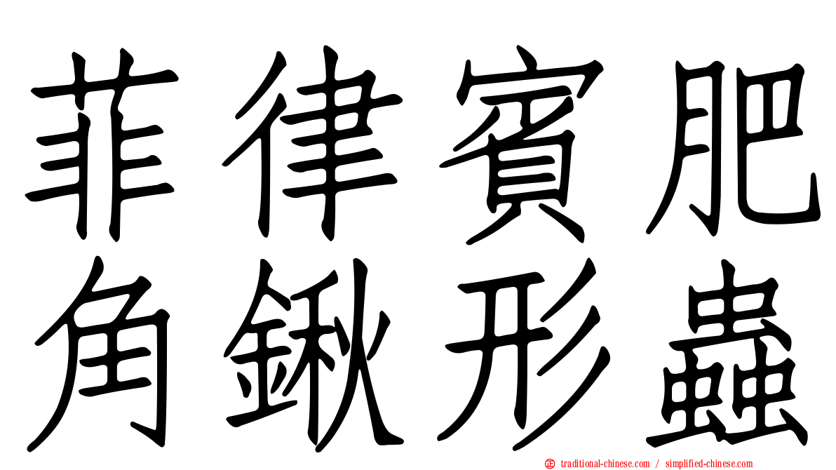 菲律賓肥角鍬形蟲