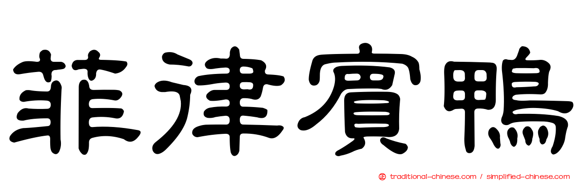 菲律賓鴨