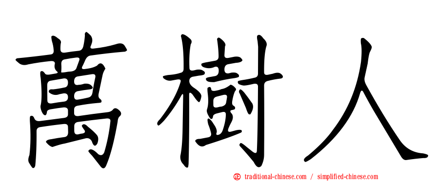 萬樹人