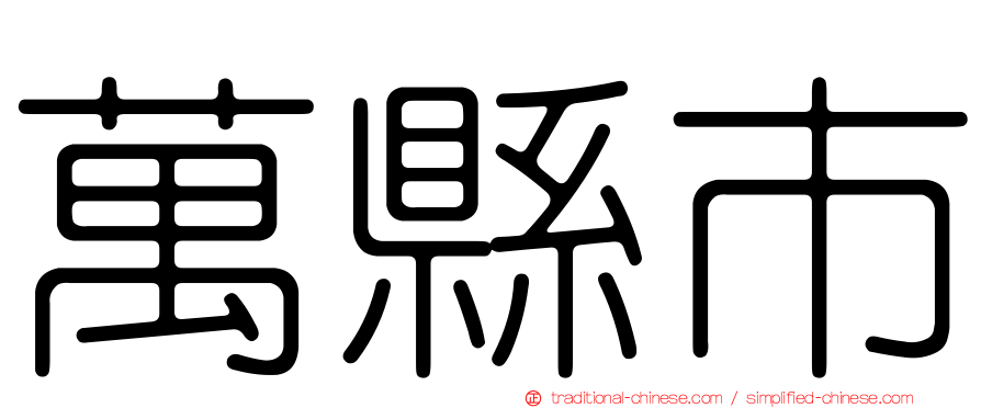 萬縣市
