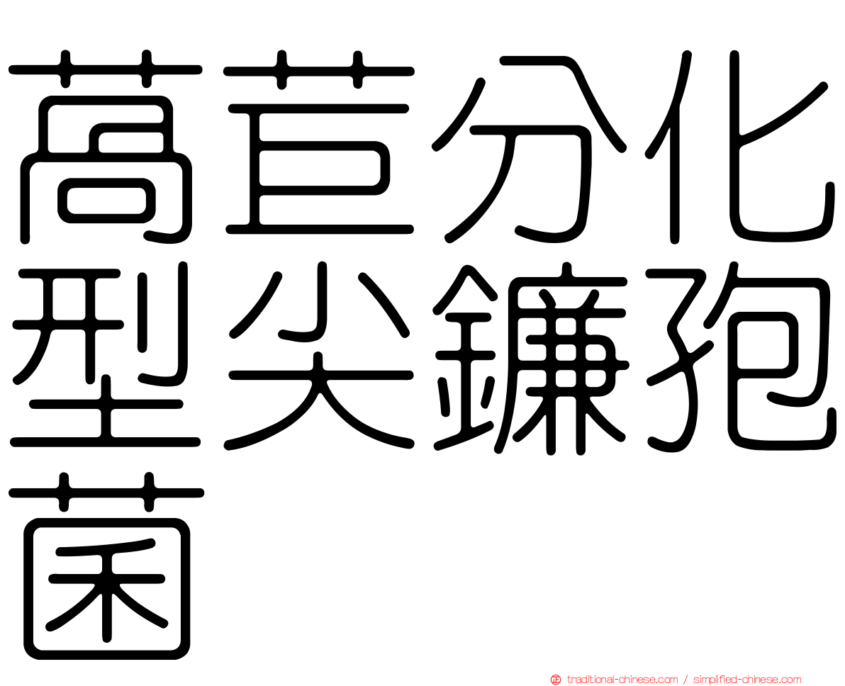 萵苣分化型尖鐮孢菌