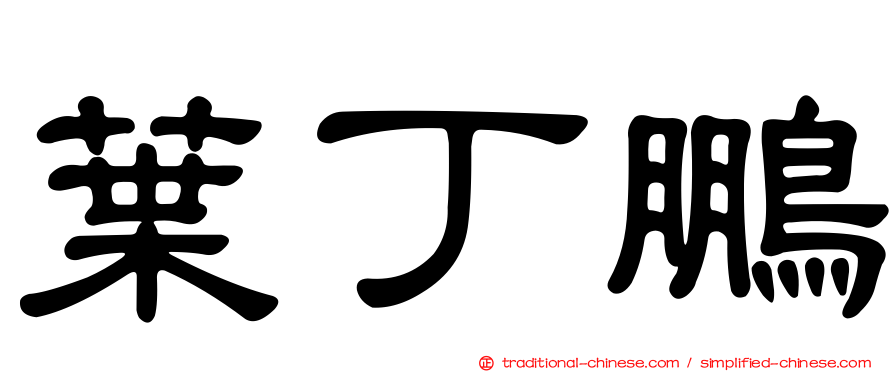 葉丁鵬