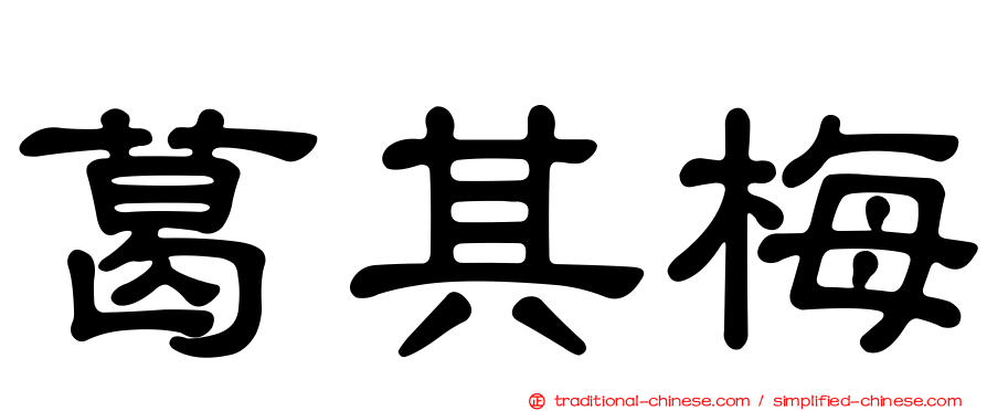 葛其梅