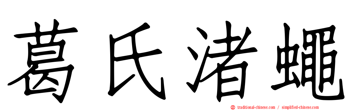 葛氏渚蠅