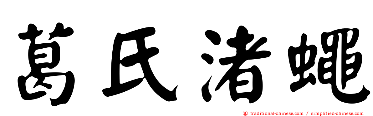 葛氏渚蠅