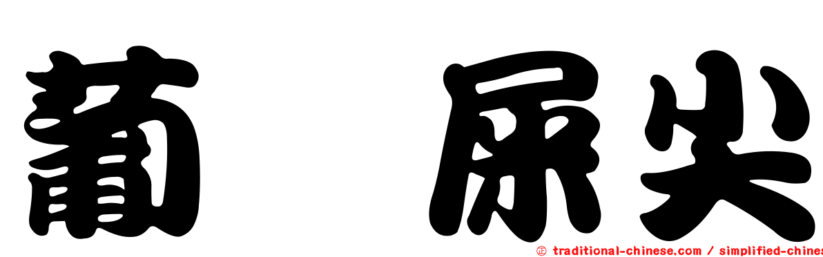 葡撘屎尖