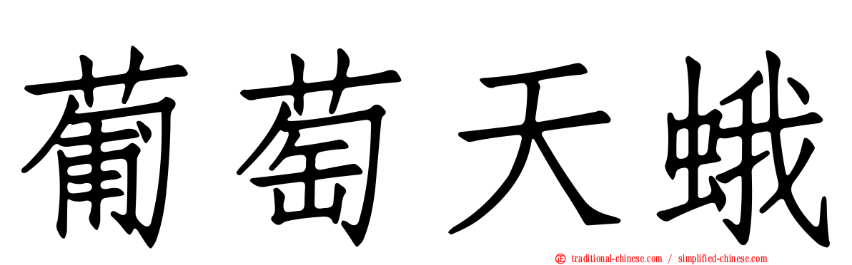 葡萄天蛾