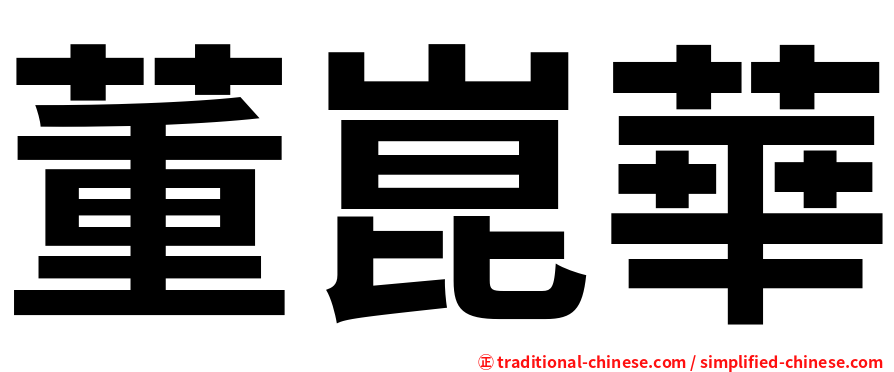 董崑華