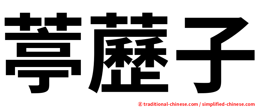 葶藶子