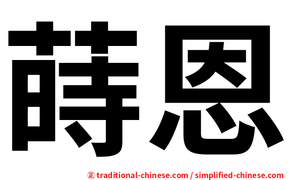 蒔恩