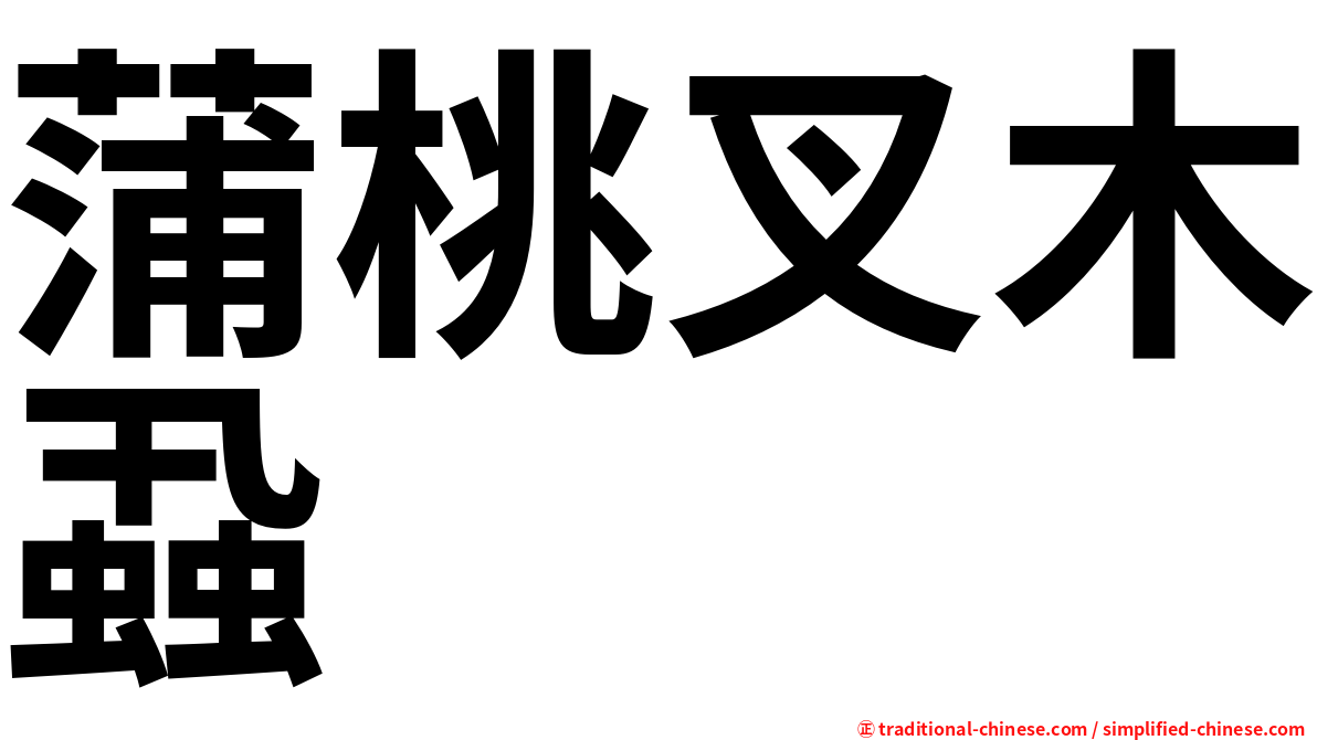 蒲桃叉木蝨