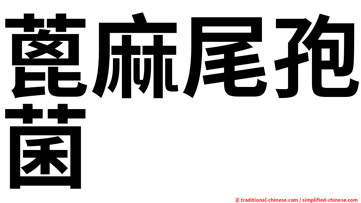 蓖麻尾孢菌
