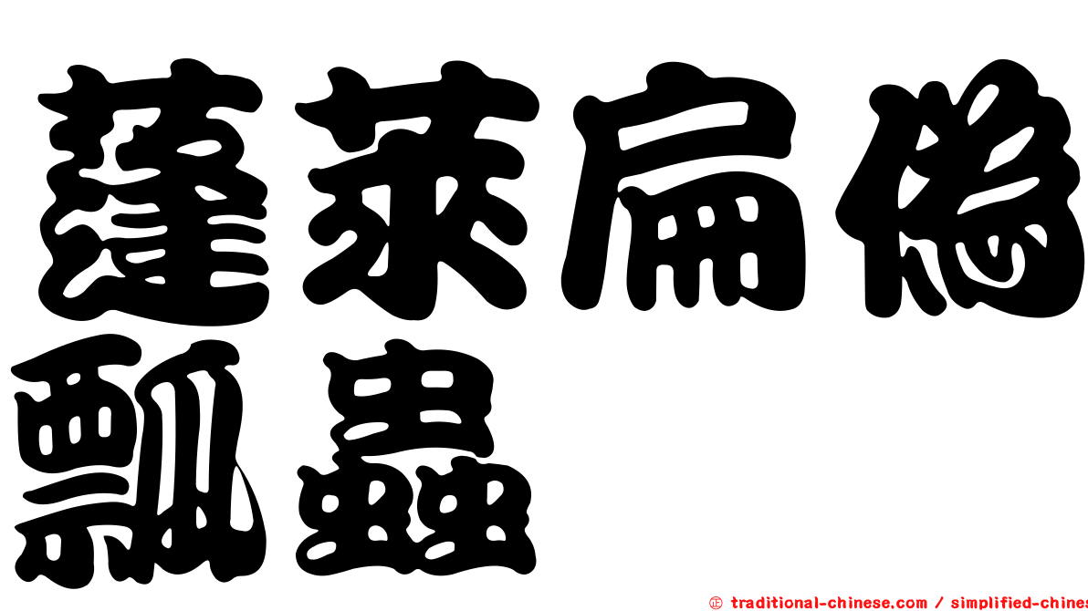 蓬萊扁偽瓢蟲