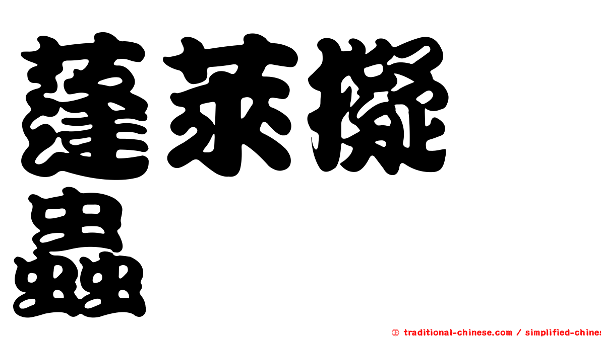蓬萊擬嚙蟲