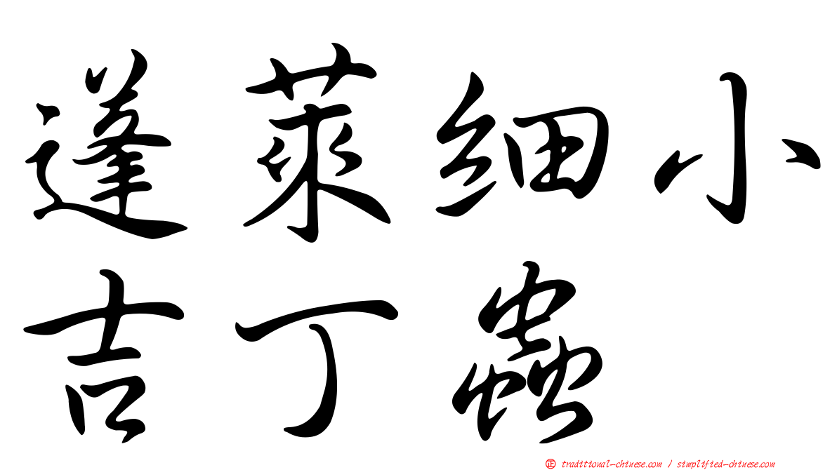 蓬萊細小吉丁蟲