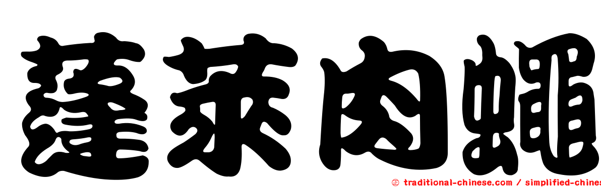蓬萊肉蠅