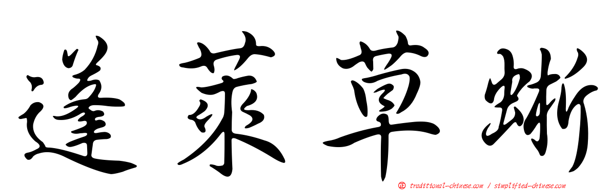 蓬萊草蜥