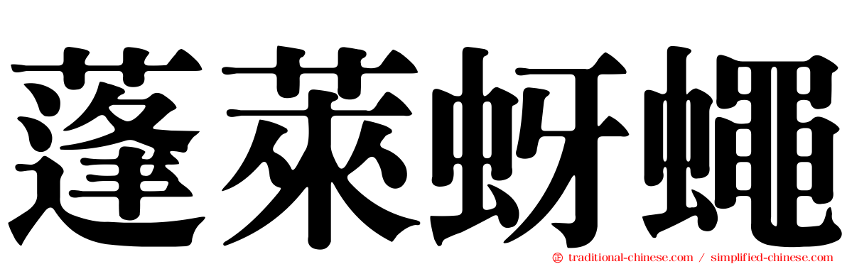 蓬萊蚜蠅
