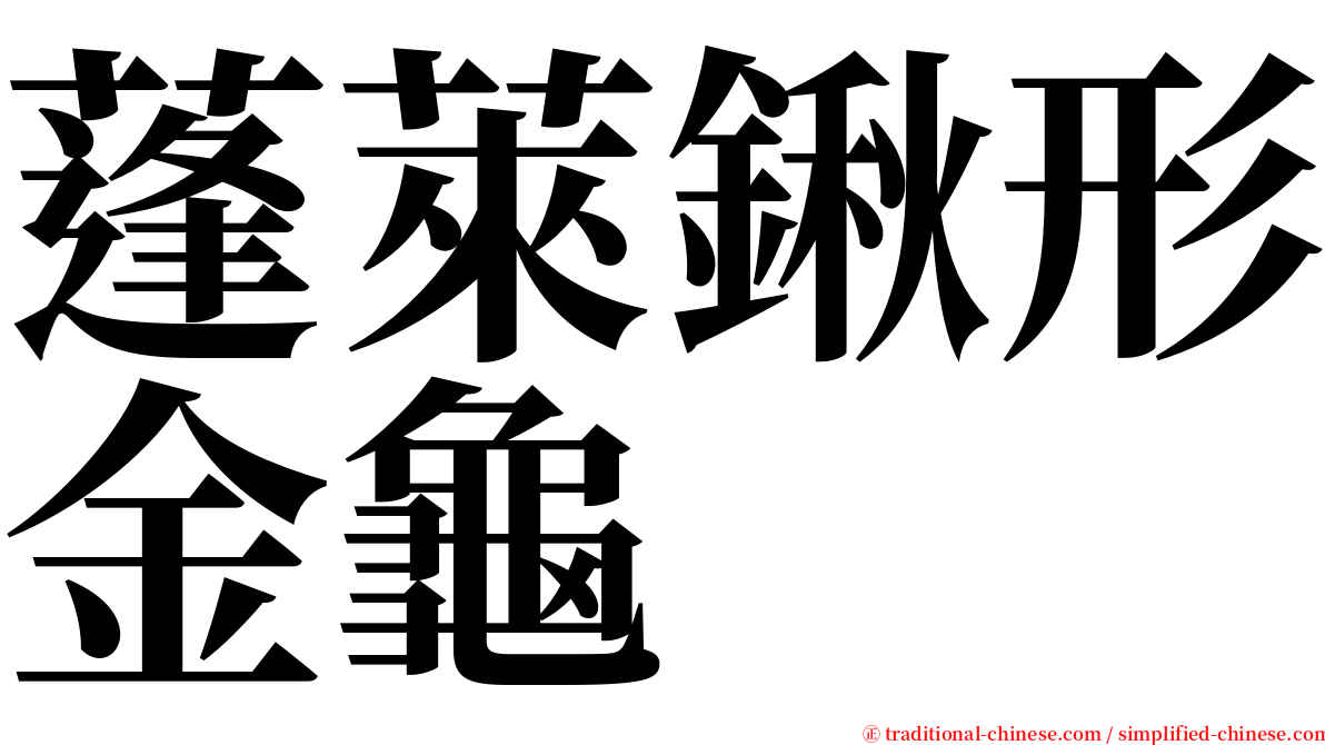 蓬萊鍬形金龜 serif font