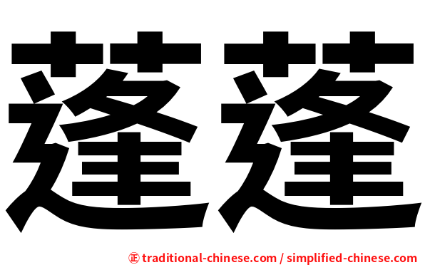 蓬蓬