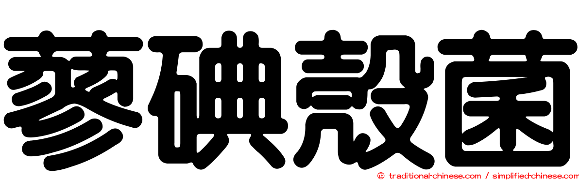 蓼碘殼菌