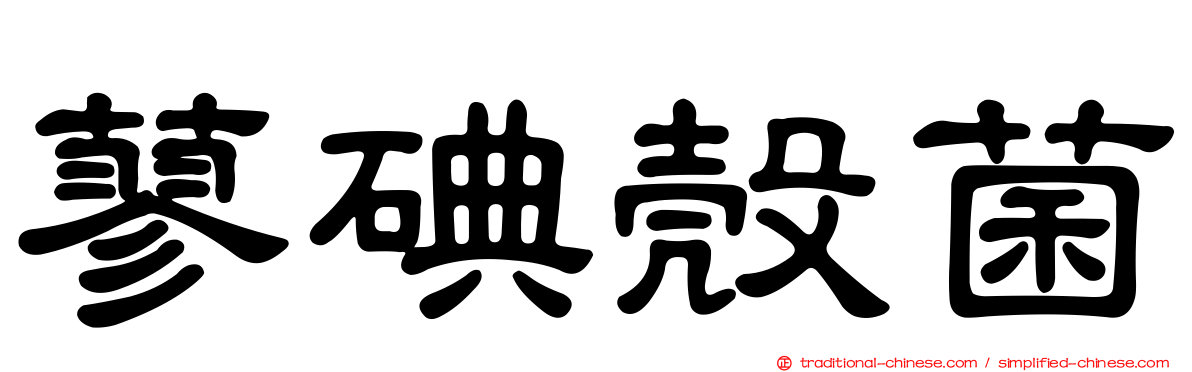 蓼碘殼菌