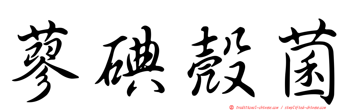 蓼碘殼菌