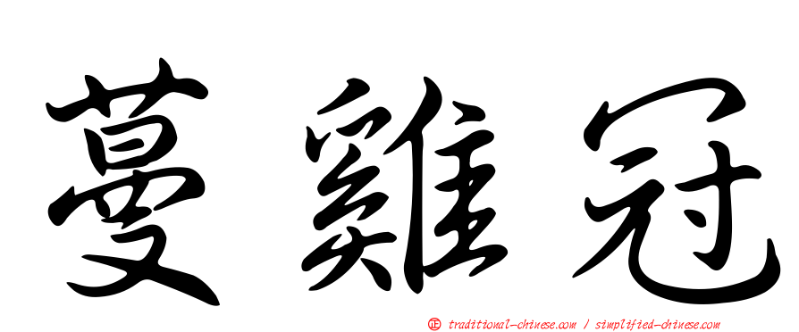 蔓雞冠