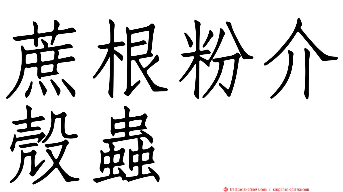 蔗根粉介殼蟲