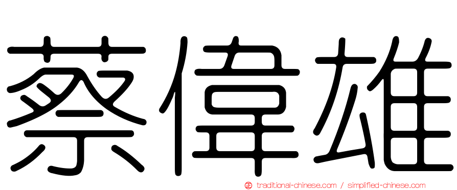 蔡偉雄