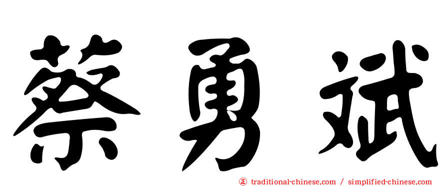 蔡勇斌
