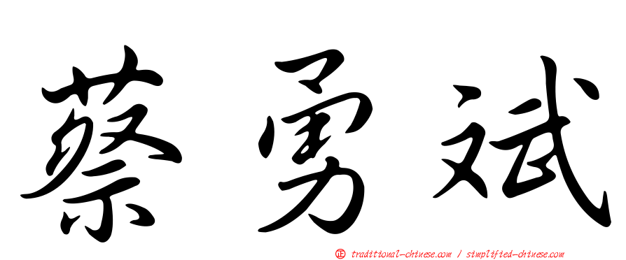蔡勇斌